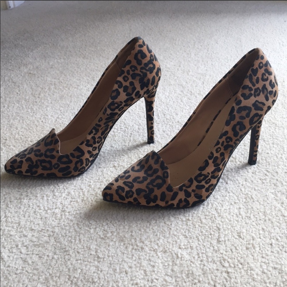 Leopard heels